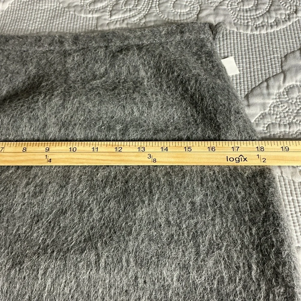 Y2k 90;s vintage J. Crew gray 100 acetato Wool Blend size 6